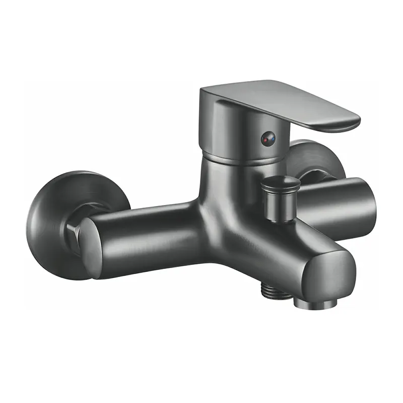 Bateria wannowa w kolorze brązowo-szarym