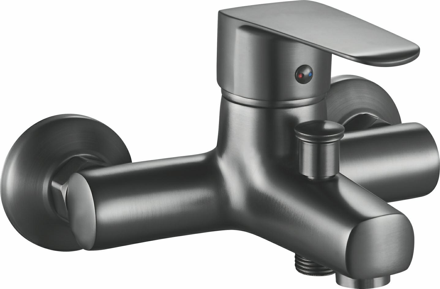 Bateria wannowa w kolorze brązowo-szarym