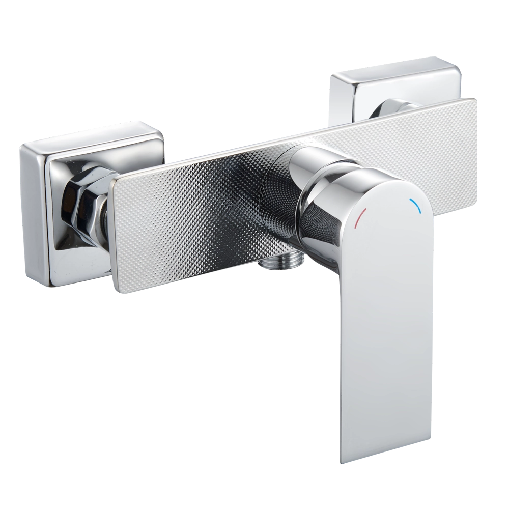 Bateria natryskowa ścienna z podwójnym sterowaniem